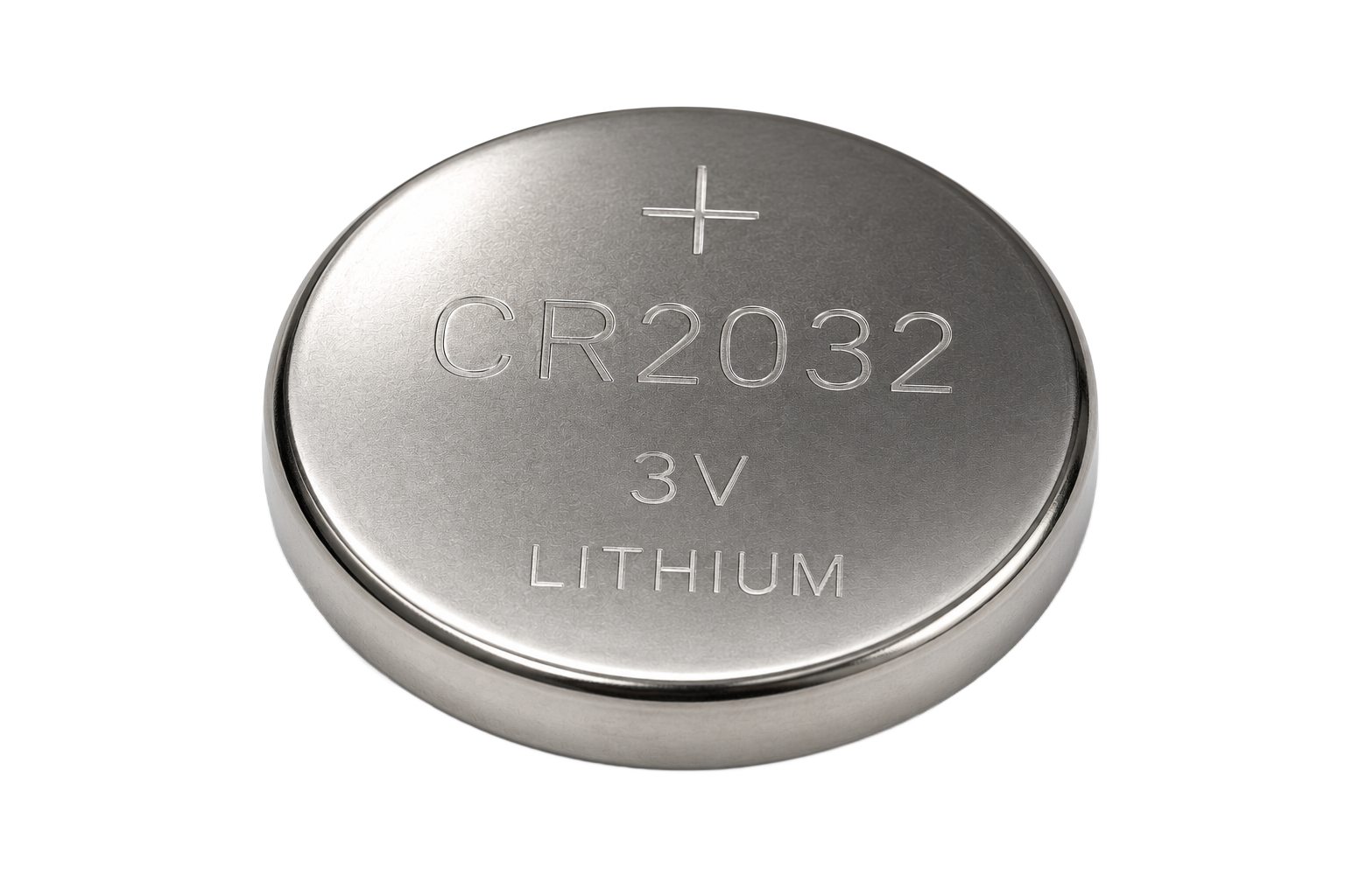 CR2032 lithium stabilní napětí 3V životnost 10 let kapacita 220mAh